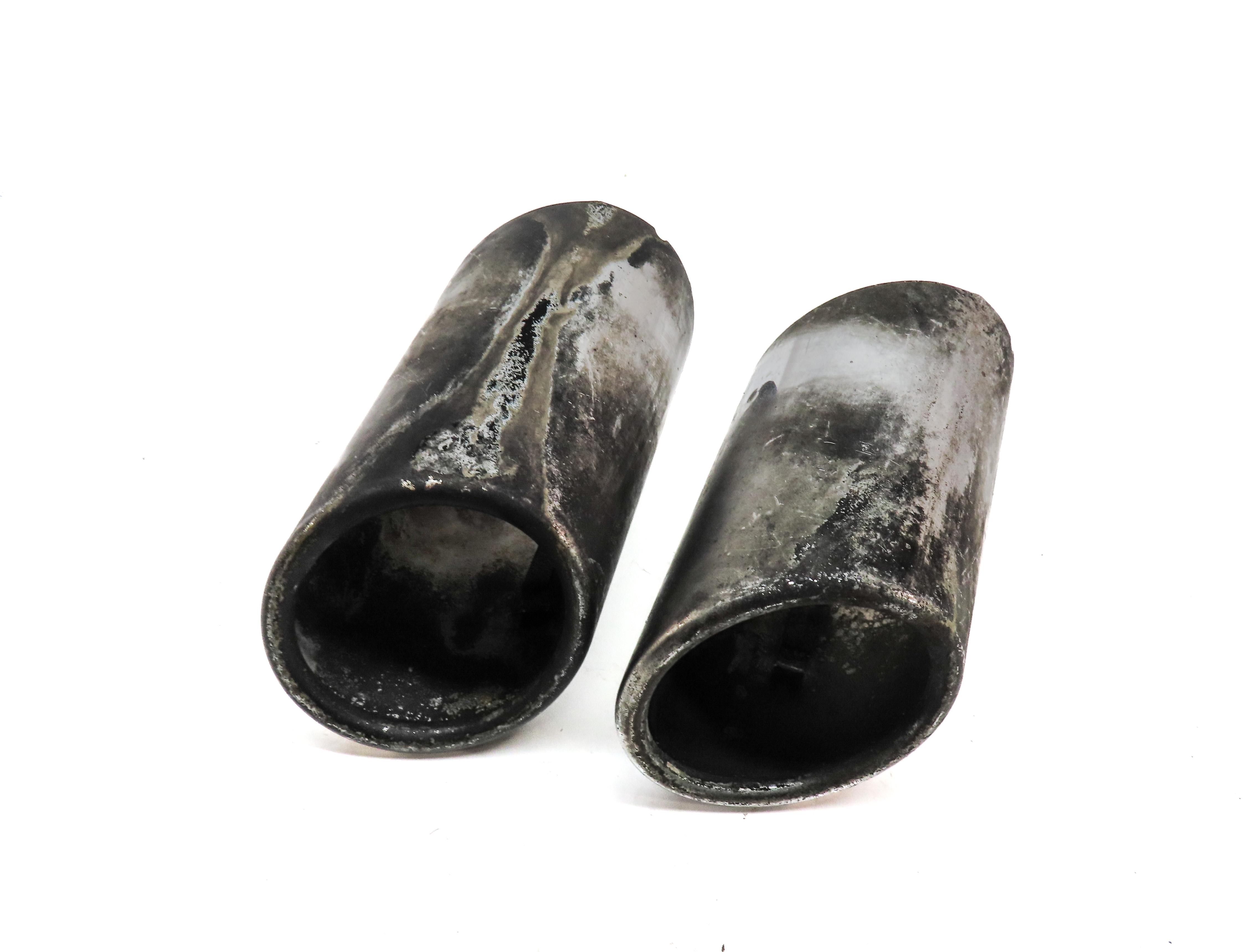 13-18 BMW X3 X4 (F25 F26) 2.0L REAR LEFT & RIGHT MUFFLER EXHAUST TIP SET-2 — exact item pictured